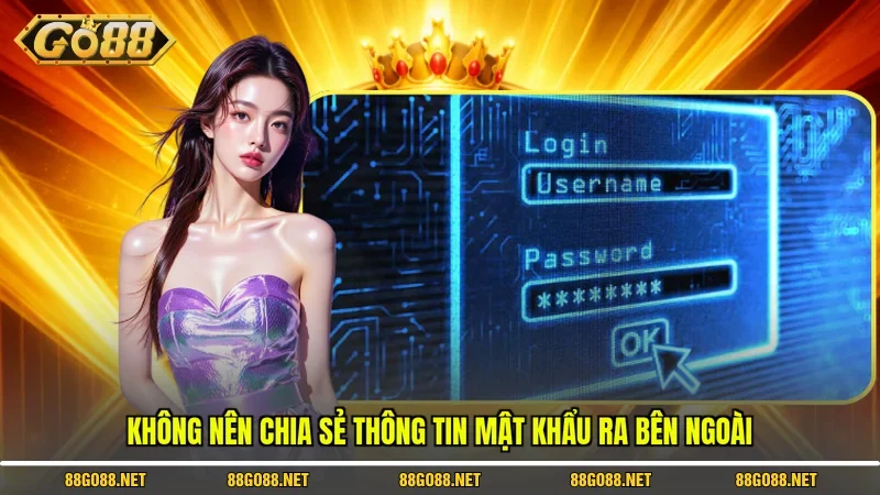 Đổi Mật khẩu Go88 - Hướng Dẫn Chi Tiết An Toàn Nhanh Chóng 4 Sunwin Không nên chia sẻ thông tin mật khẩu ra bên ngoài